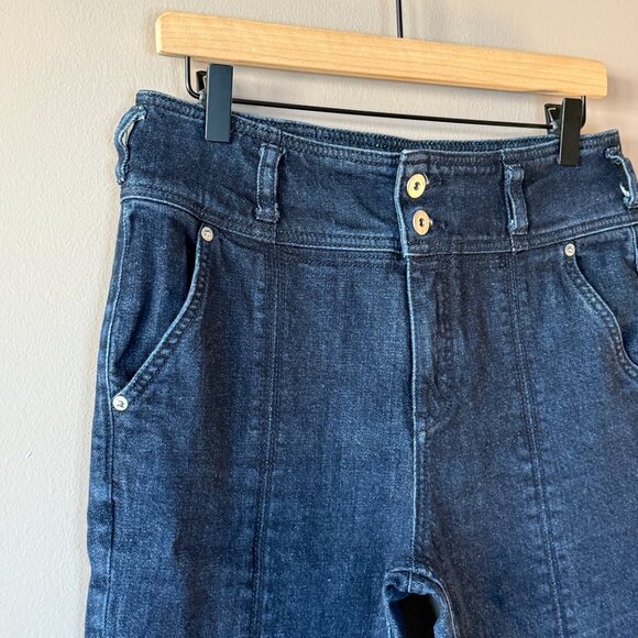 Women's 29 Pilcro & The Letterpress High Rise Straight Front Seam Double Button - Picture 4 of 8